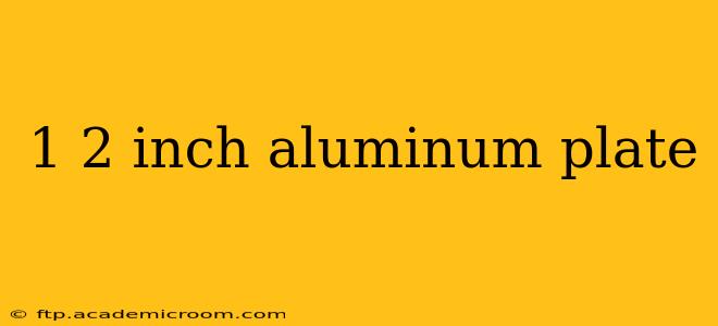 1 2 inch aluminum plate