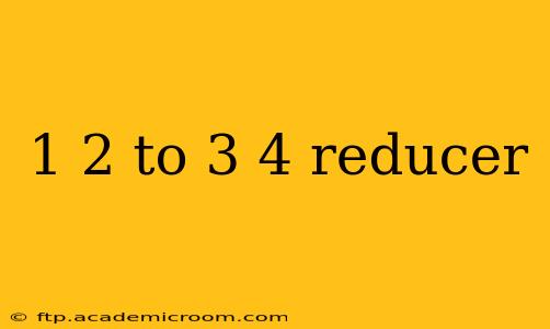 1 2 to 3 4 reducer