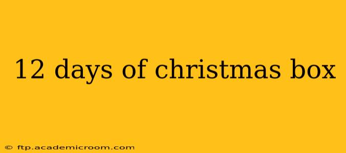 12 days of christmas box