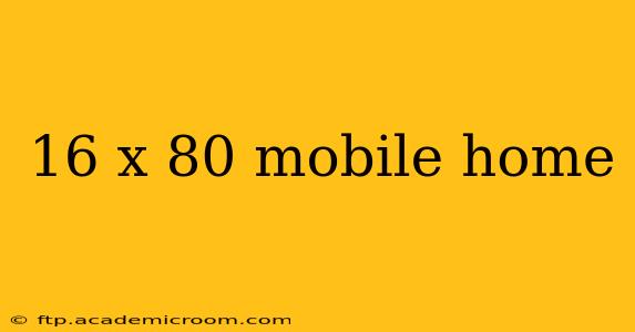 16 x 80 mobile home