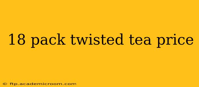 18 pack twisted tea price