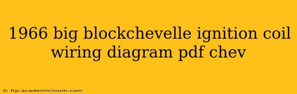 1966 big blockchevelle ignition coil wiring diagram pdf chev