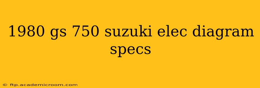 1980 gs 750 suzuki elec diagram specs