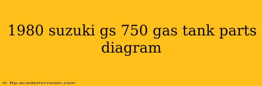 1980 suzuki gs 750 gas tank parts diagram