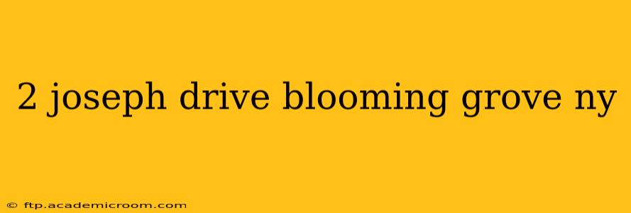 2 joseph drive blooming grove ny