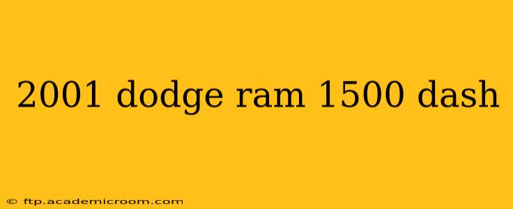 2001 dodge ram 1500 dash