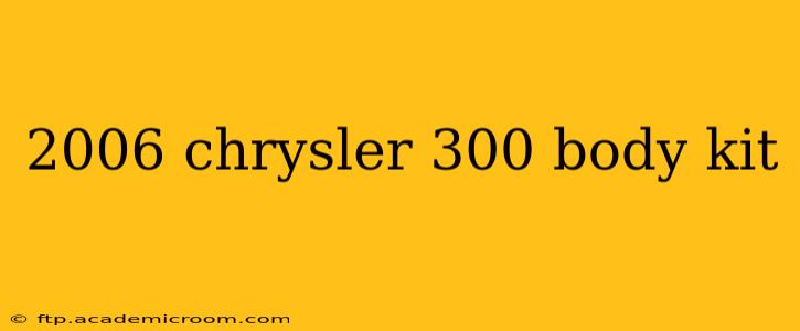2006 chrysler 300 body kit