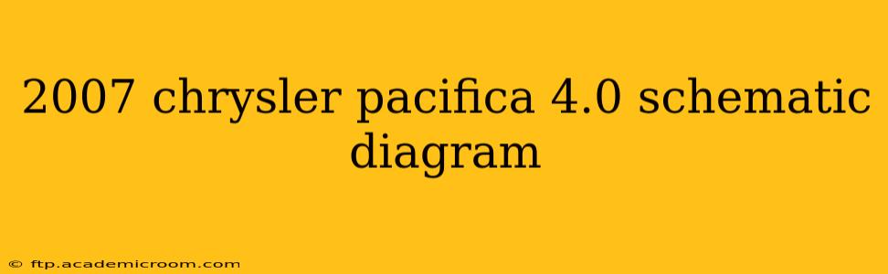 2007 chrysler pacifica 4.0 schematic diagram