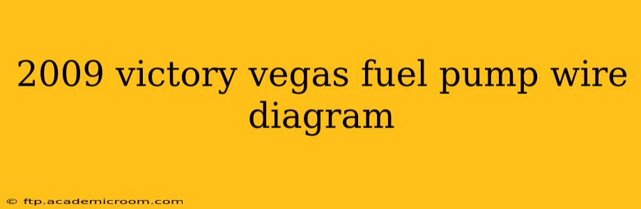2009 victory vegas fuel pump wire diagram