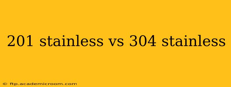 201 stainless vs 304 stainless