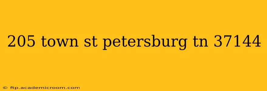 205 town st petersburg tn 37144