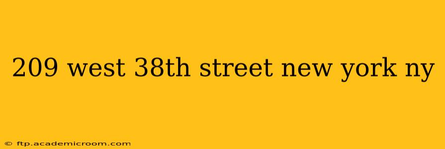 209 west 38th street new york ny