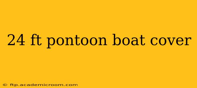24 ft pontoon boat cover