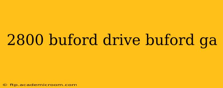2800 buford drive buford ga