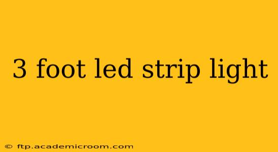 3 foot led strip light