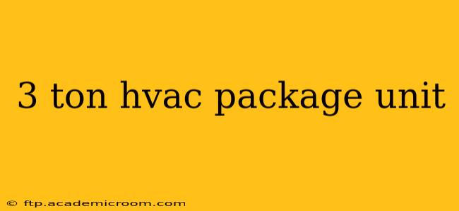 3 ton hvac package unit
