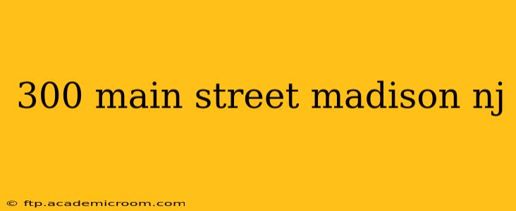 300 main street madison nj