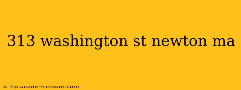 313 washington st newton ma