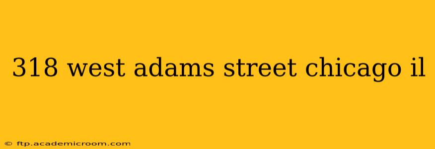 318 west adams street chicago il