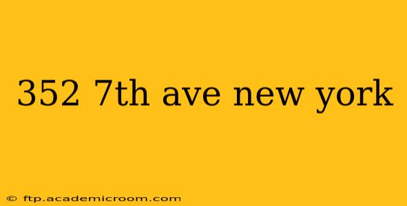 352 7th ave new york