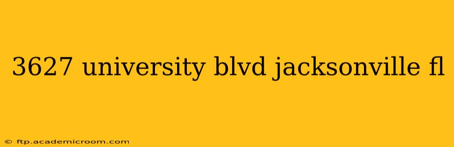 3627 university blvd jacksonville fl