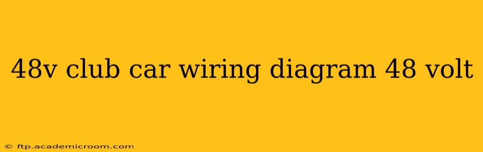 48v club car wiring diagram 48 volt
