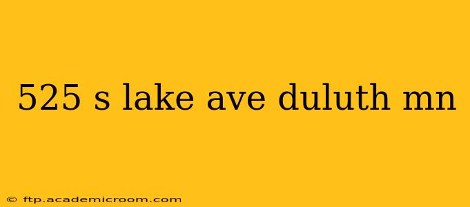 525 s lake ave duluth mn