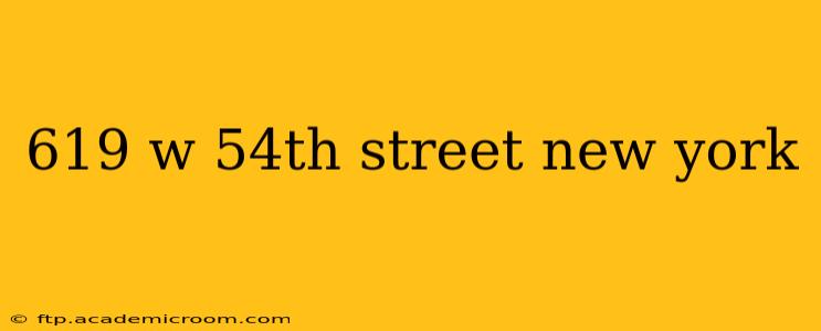 619 w 54th street new york