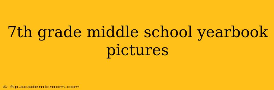 7th grade middle school yearbook pictures