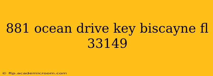 881 ocean drive key biscayne fl 33149