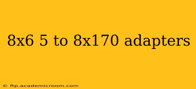8x6 5 to 8x170 adapters