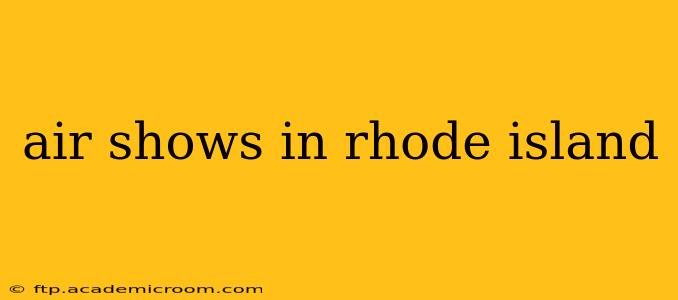 air shows in rhode island