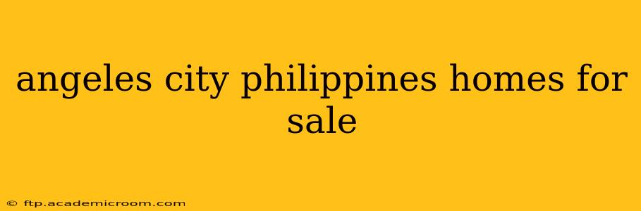 angeles city philippines homes for sale
