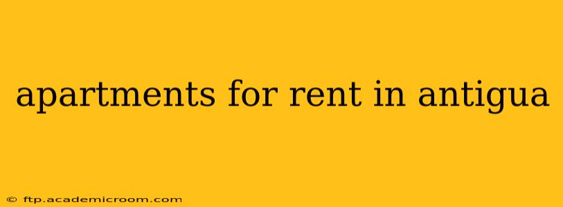 apartments for rent in antigua