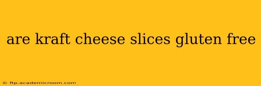 are kraft cheese slices gluten free
