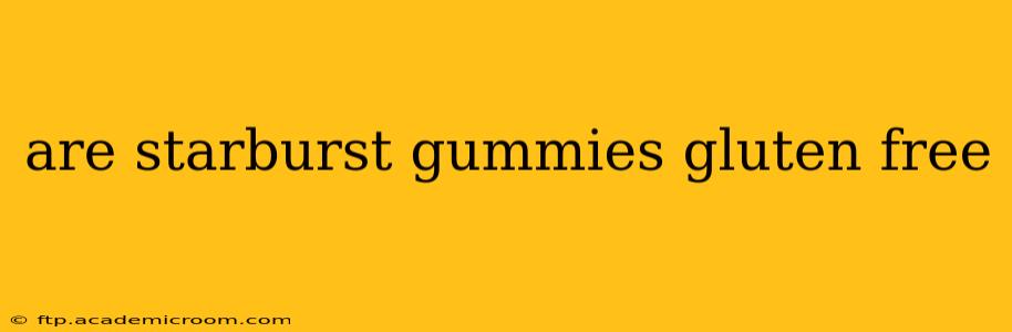 are starburst gummies gluten free