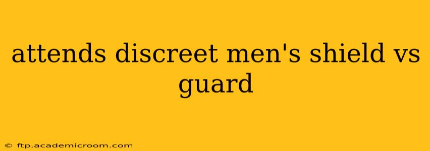 attends discreet men's shield vs guard
