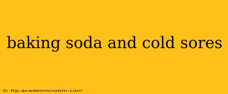 baking soda and cold sores