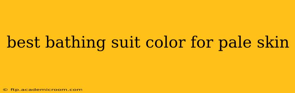 best bathing suit color for pale skin