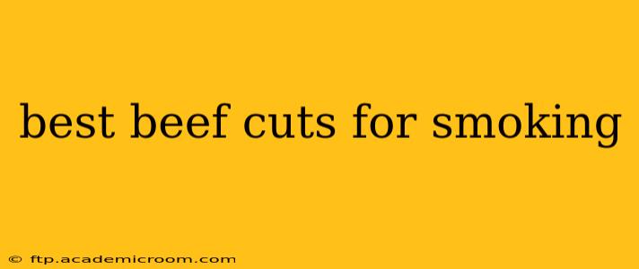 best beef cuts for smoking