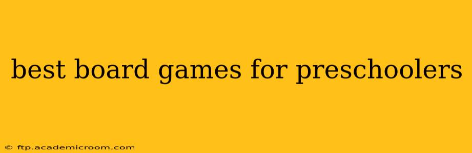 best board games for preschoolers