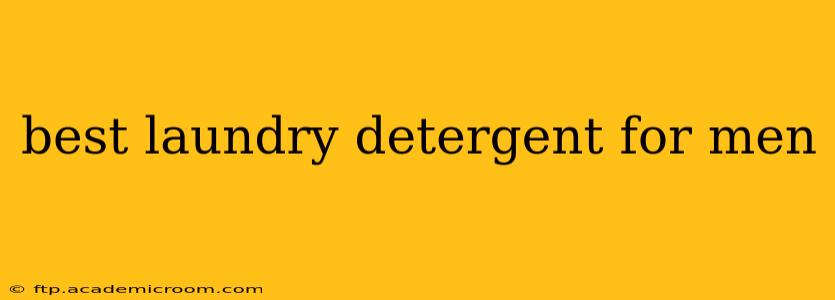 best laundry detergent for men