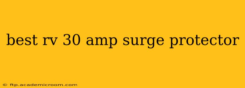 best rv 30 amp surge protector