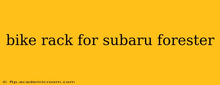 bike rack for subaru forester