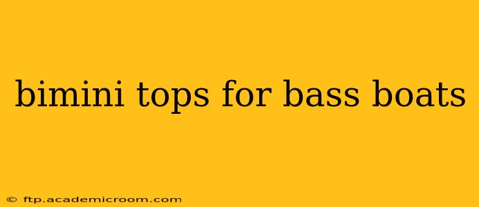 bimini tops for bass boats