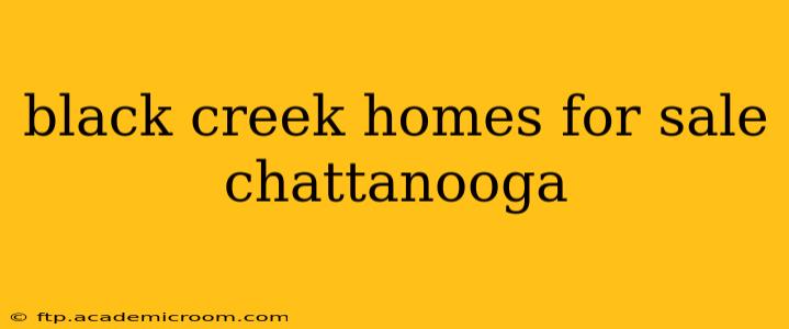 black creek homes for sale chattanooga