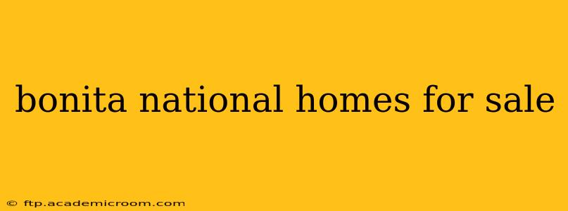 bonita national homes for sale