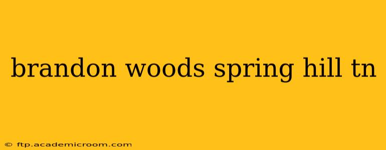 brandon woods spring hill tn