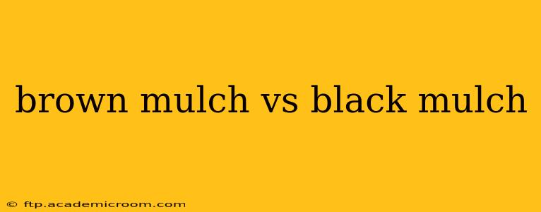 brown mulch vs black mulch