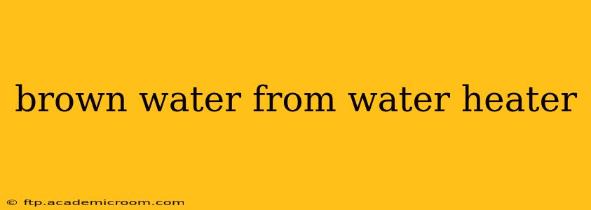 brown water from water heater